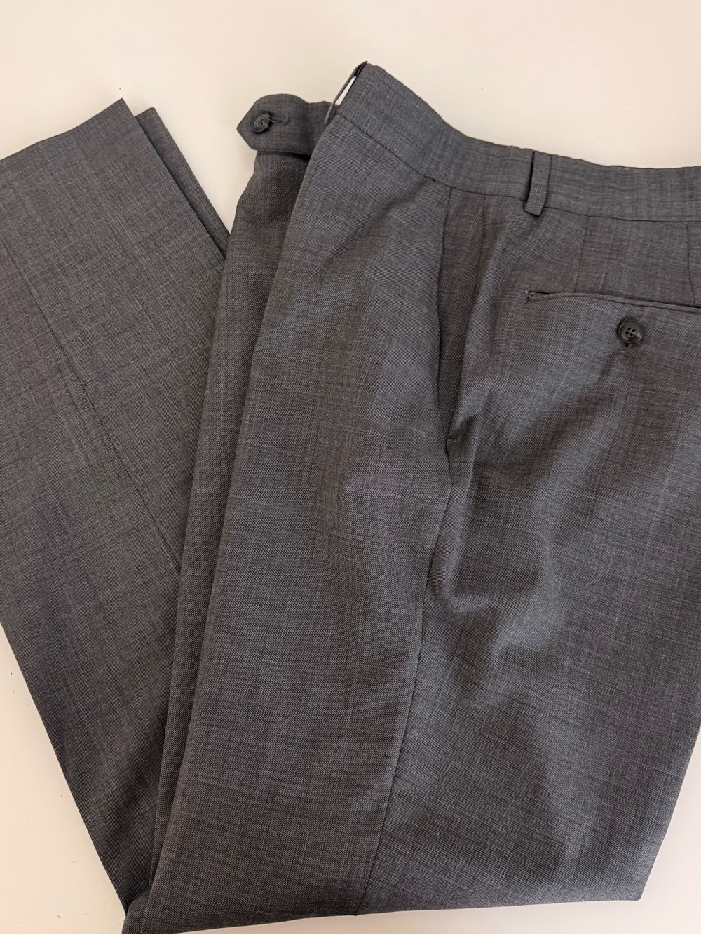 Michael Kors Men's Gray Pleated Dress Pants 34x30